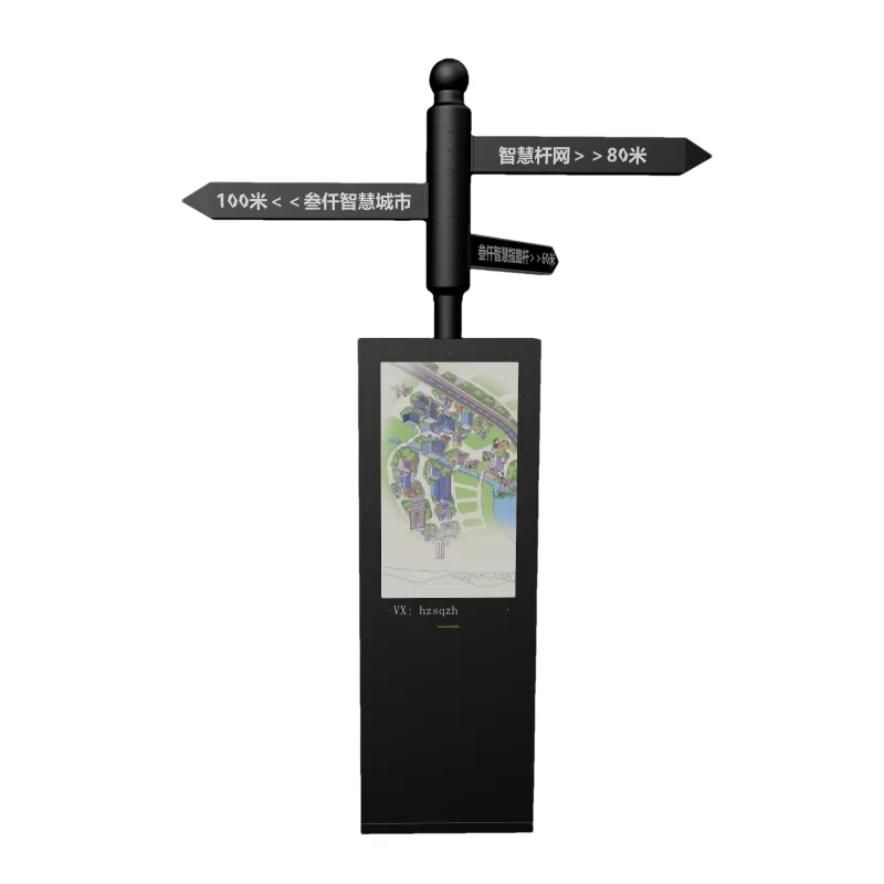 Smart rotating directional sign