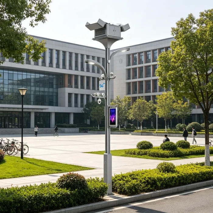 Autonomous Drone Patrol Smart Pole