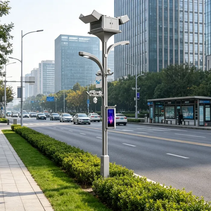 UAV Docking & Charging Smart Pole