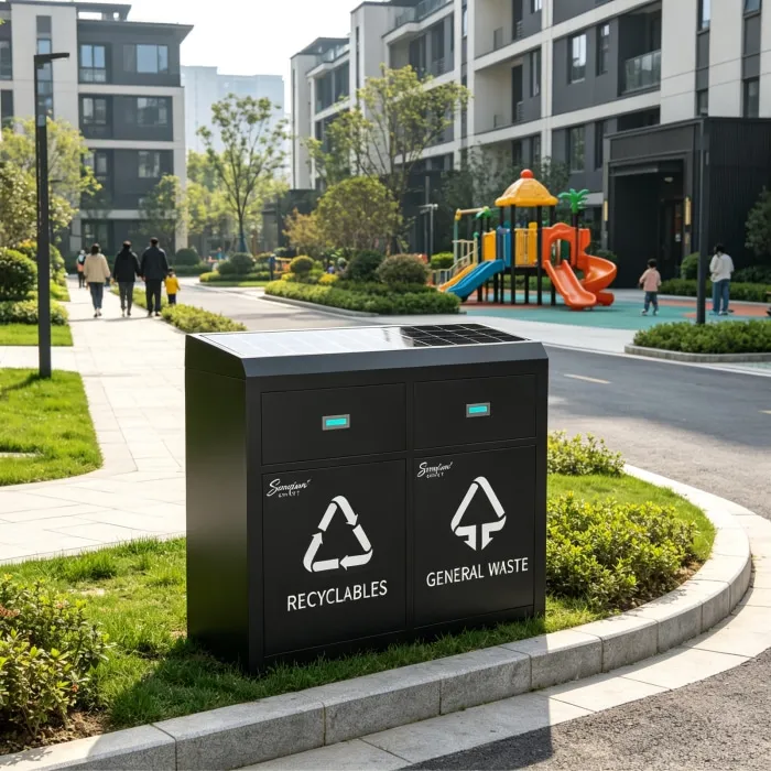 IoT-Enabled Solar Waste Bin