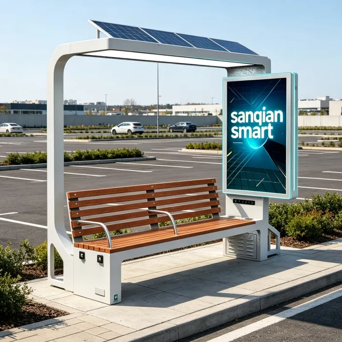 Solar-Powered Smart Bench