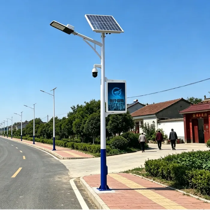 Smart Solar Street Light Planning Scheme for Factory Area Roads