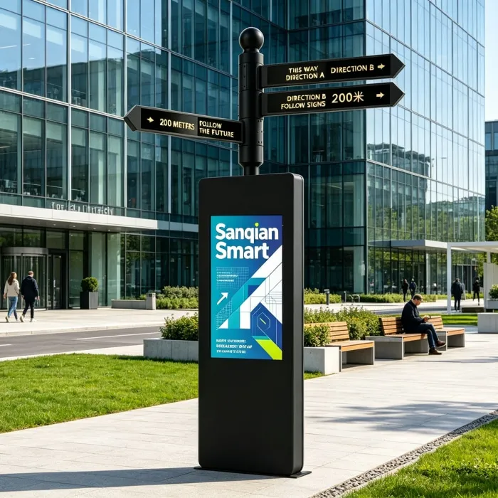 Smart 360-Degree Rotating Directional Sign