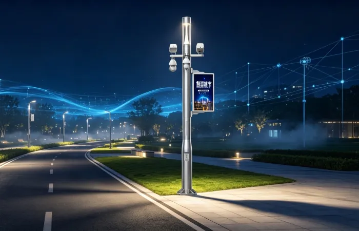 Smart Solar Bench and Smart Street Pole System Solution for Resorts and Tourist Attractions