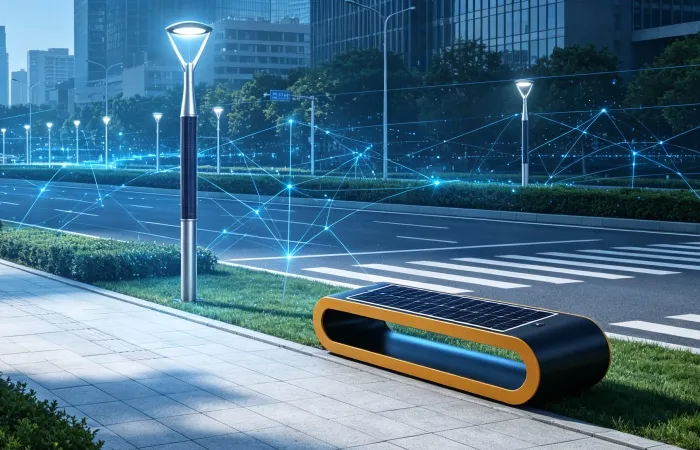 Smart Street Pole System Solution for Smart City Streets