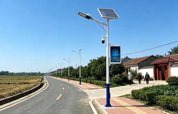 Rural Solar Street Light System Solution